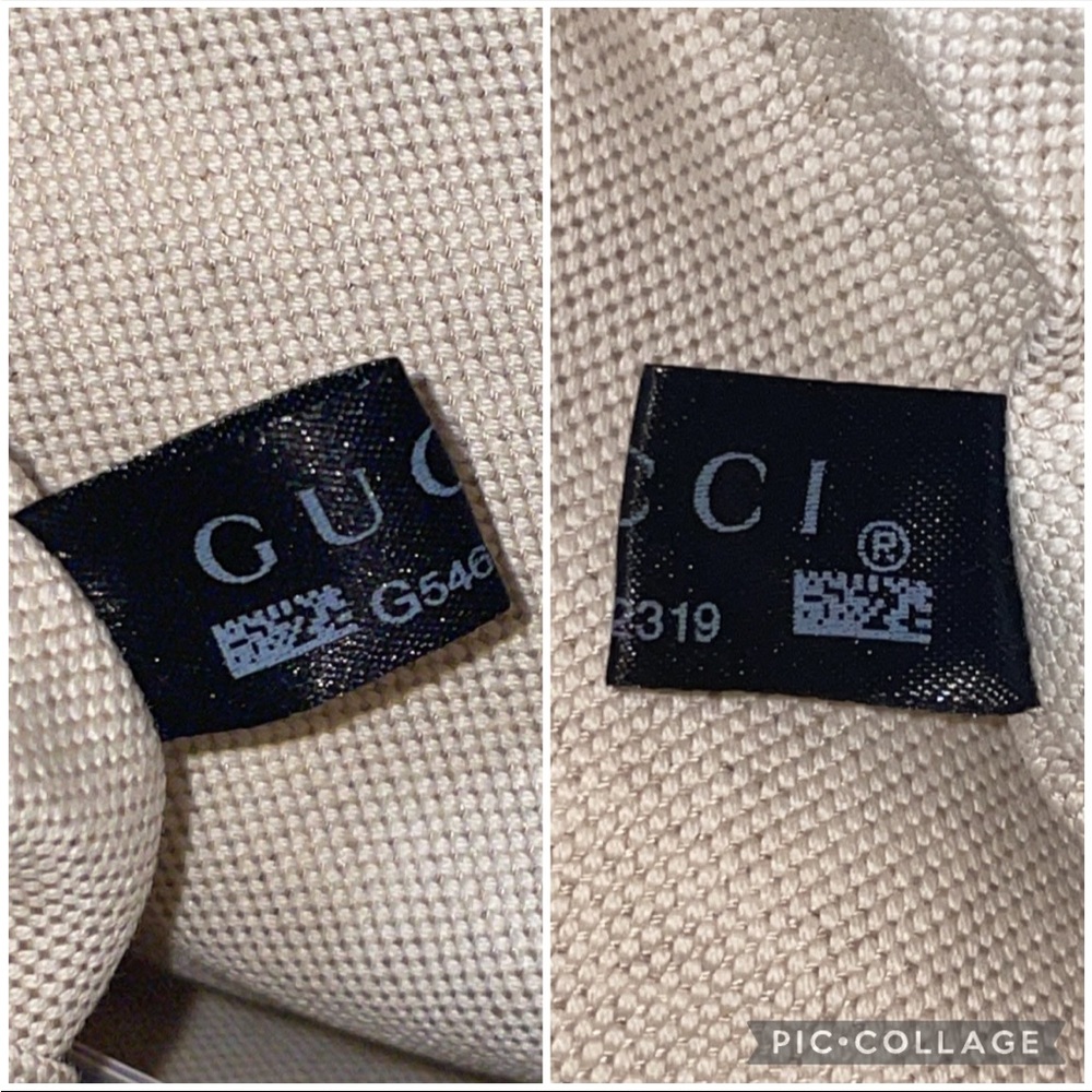 Gucci GG Guccissima Sukey Medium Leather Shoulder Tote Bag Purse in Cream - Picture 14 of 16